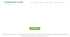 Desktop Screenshot of giardinodeisuoni.it